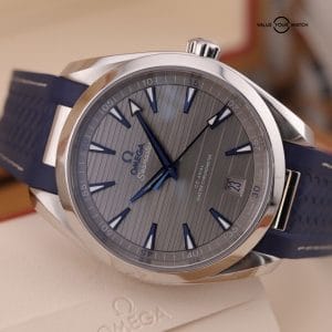 Omega Seamaster Aqua Terra Grey Blue Automatic Watch 220.12.41.21.06.001 B+P