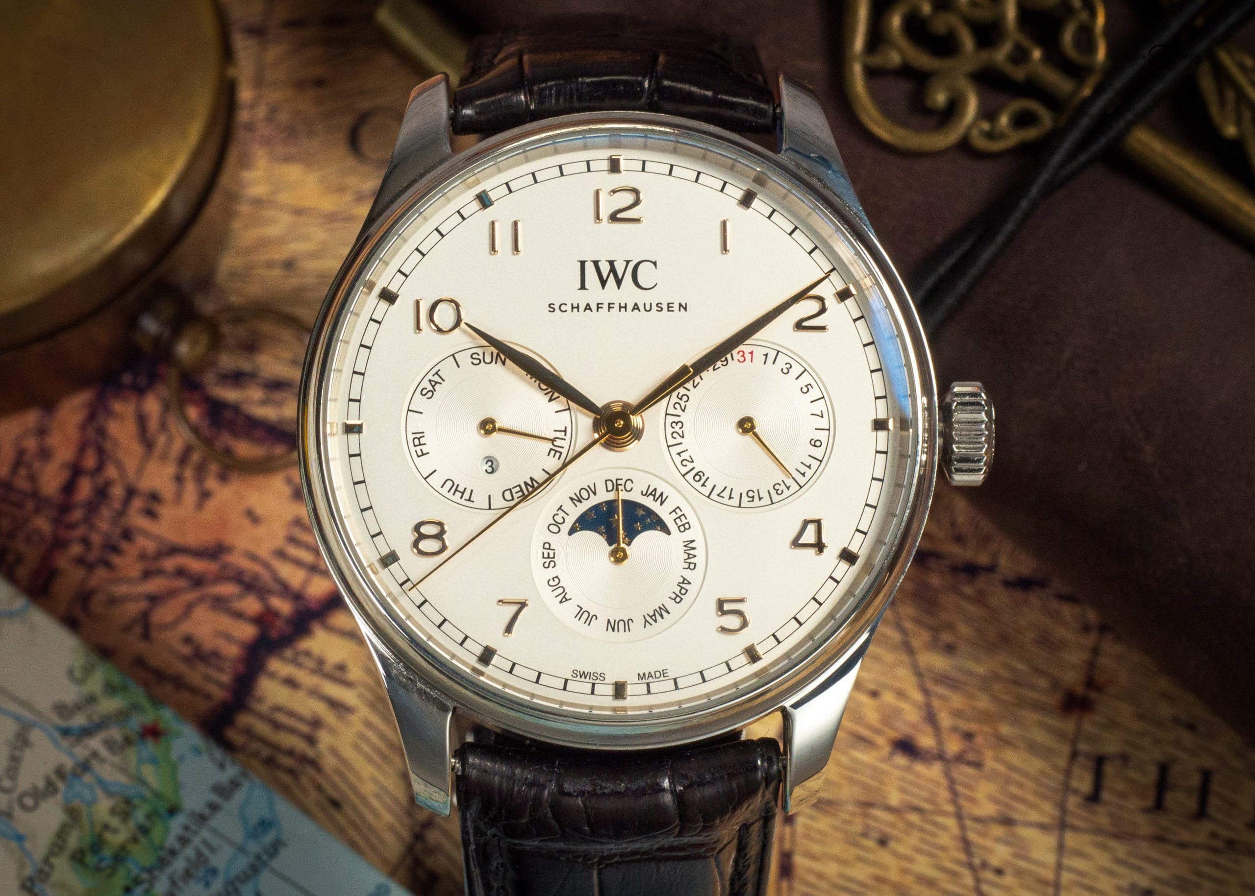 IWC Portugieser Perpetual Calendar 42mm Steel BOX PAPERS 2