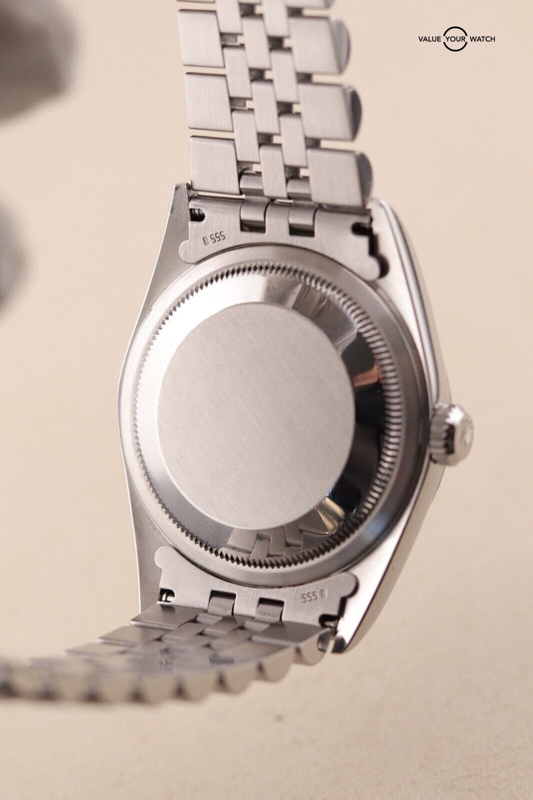 Rolex Datejust 36mm 16220 k serial White Gold Fluted Bezel - Image 4