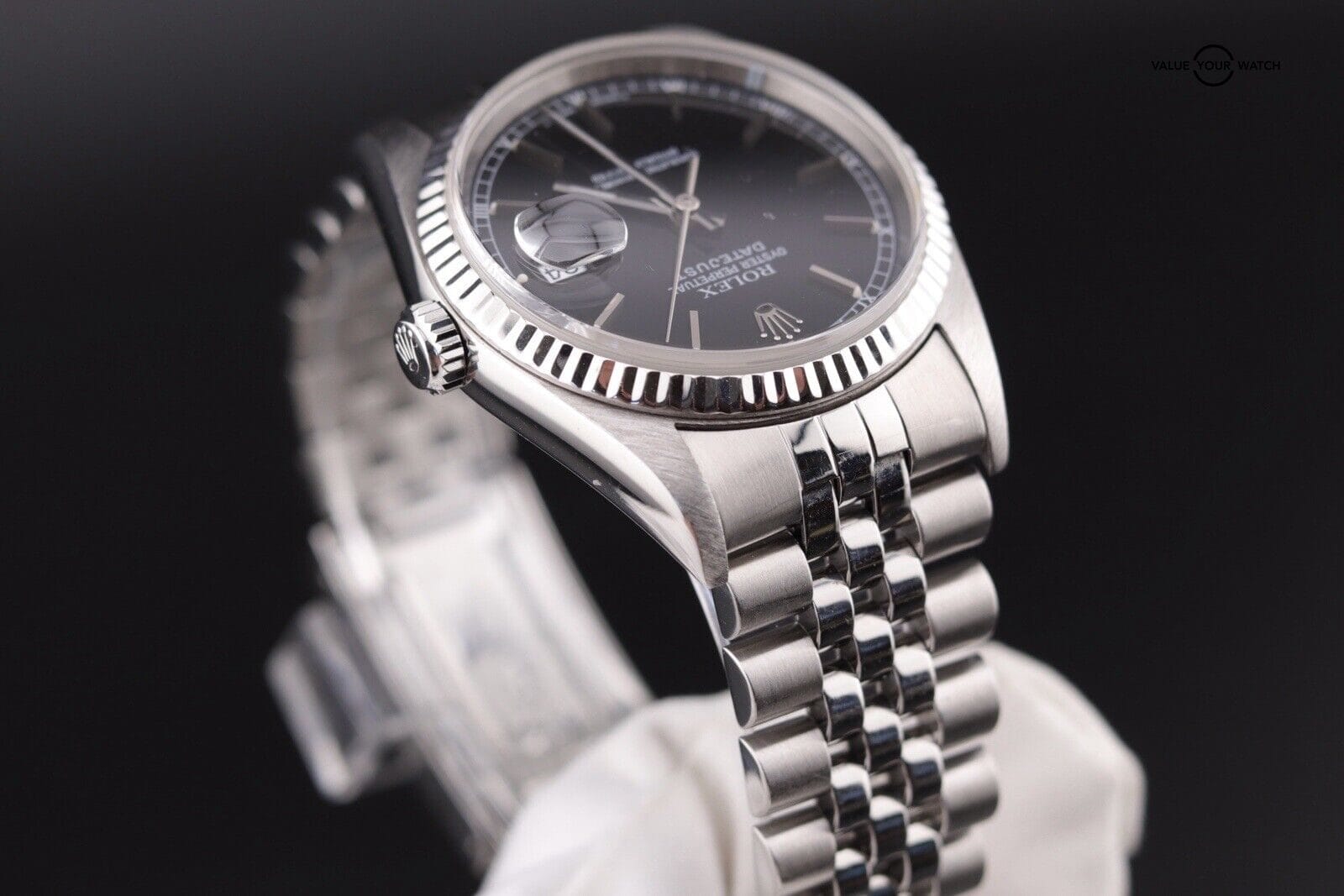 Rolex Datejust 36mm 16220 k serial White Gold Fluted Bezel - Image 12