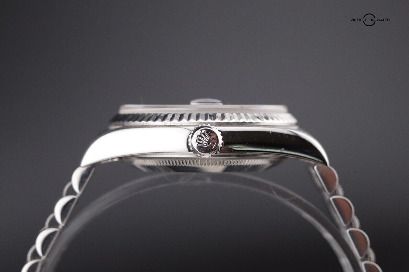 Rolex Datejust 36mm 16220 k serial White Gold Fluted Bezel - Image 16