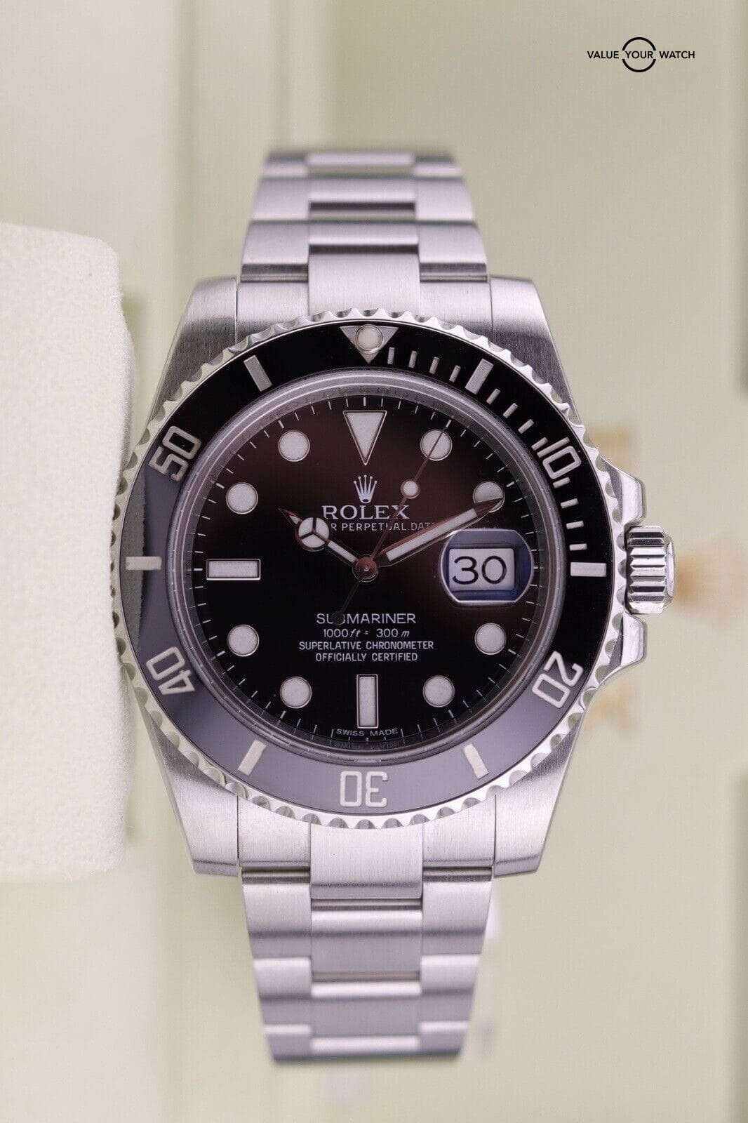 Rolex Submariner Date 116610LN 40mm Ceramic Bezel Mens Watch Box Papers - Image 3