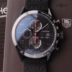 TAG HEUER CARRERA CAR2A80.FC6237 BLACK PVD TITANIUM AUTOMATIC CALIBRE 1887 WATCH