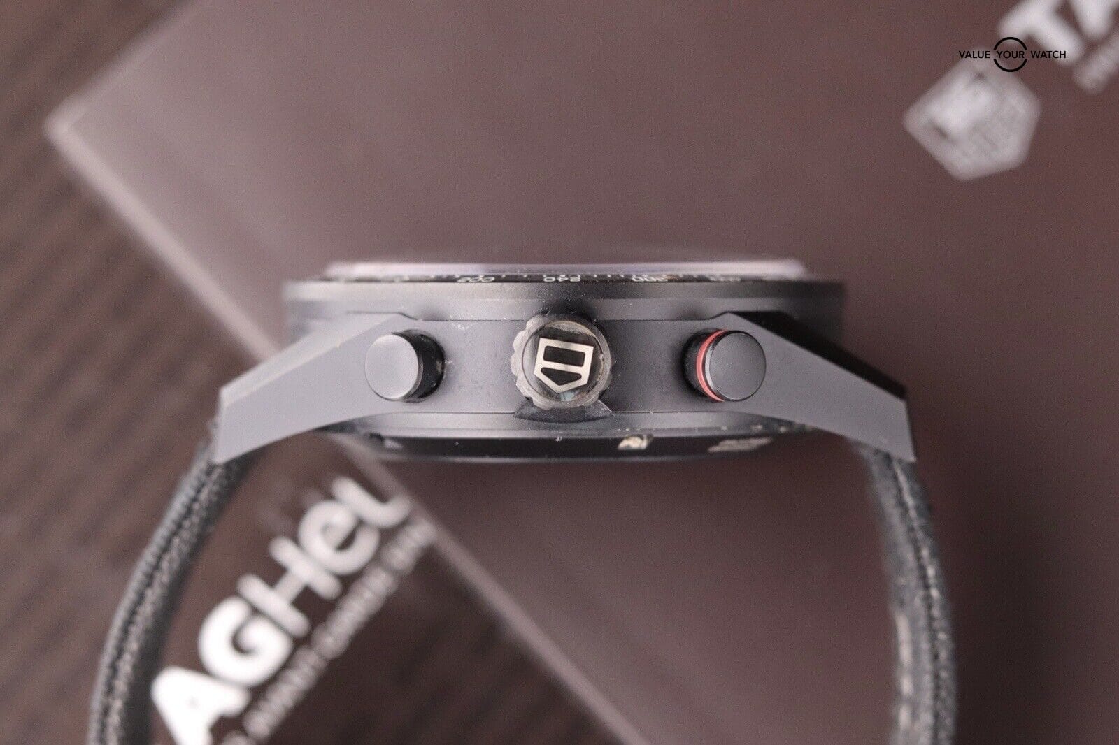 TAG HEUER CARRERA CAR2A80.FC6237 BLACK PVD TITANIUM AUTOMATIC CALIBRE 1887 WATCH - Image 5