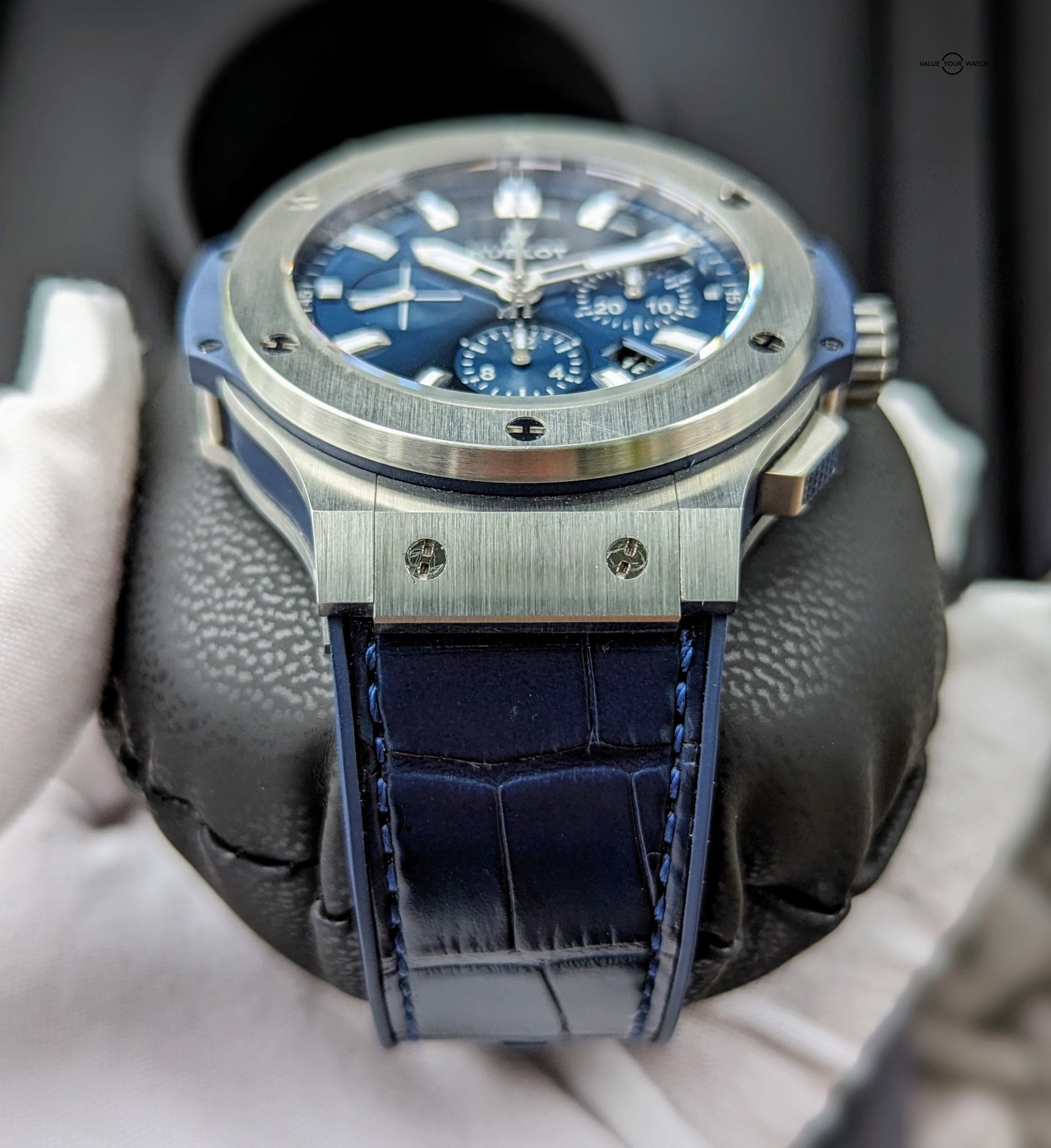 Hublot Big Bang Original Steel Blue 44mm MINT 301.SX.7170.LR w/Box+ Card - Image 11