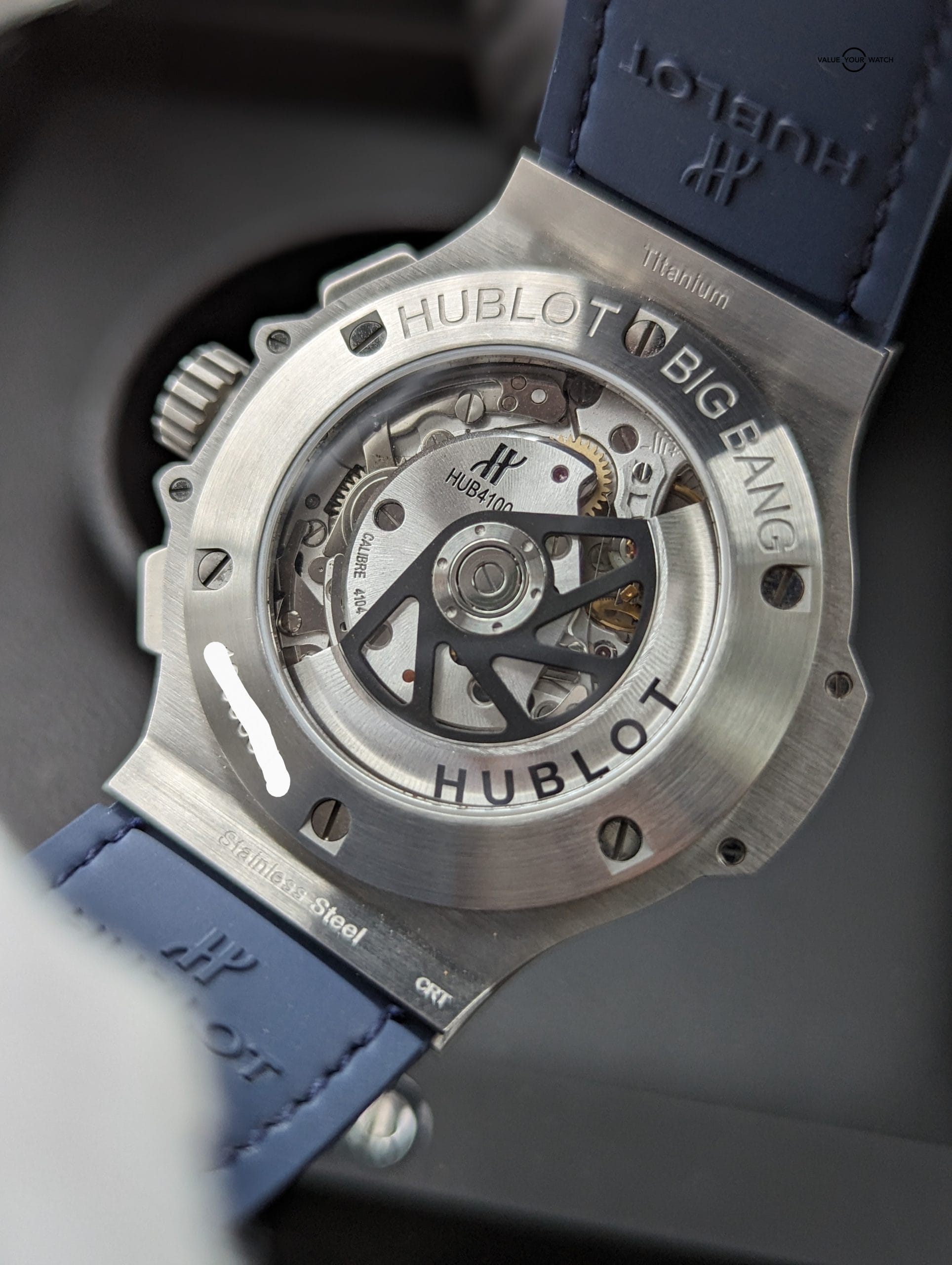 Hublot Big Bang Original Steel Blue 44mm MINT 301.SX.7170.LR w/Box+ Card - Image 13