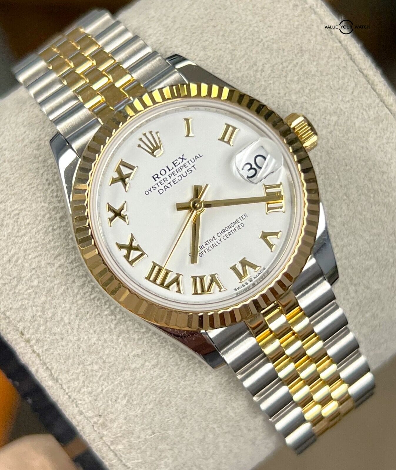 Datejust 31mm steel hot sale and yellow gold