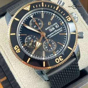 Breitling Superocean Heritage II Chronograph 44mm Black Dial BOXES/PAPERS!