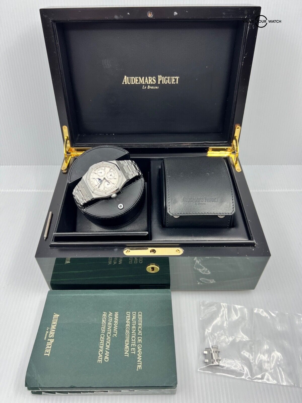 2016 Box Papers White Dial Audemars Piguet Royal Oak Perpetual Calendar 26574ST - Image 3