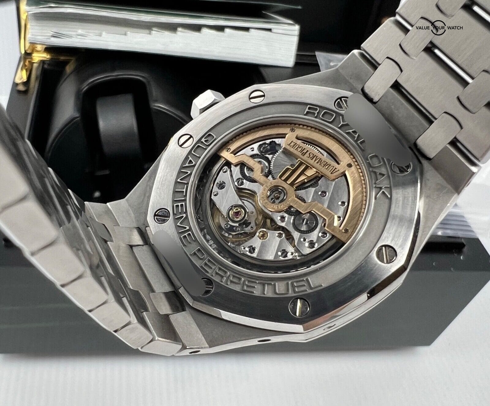 2016 Box Papers White Dial Audemars Piguet Royal Oak Perpetual Calendar 26574ST - Image 4