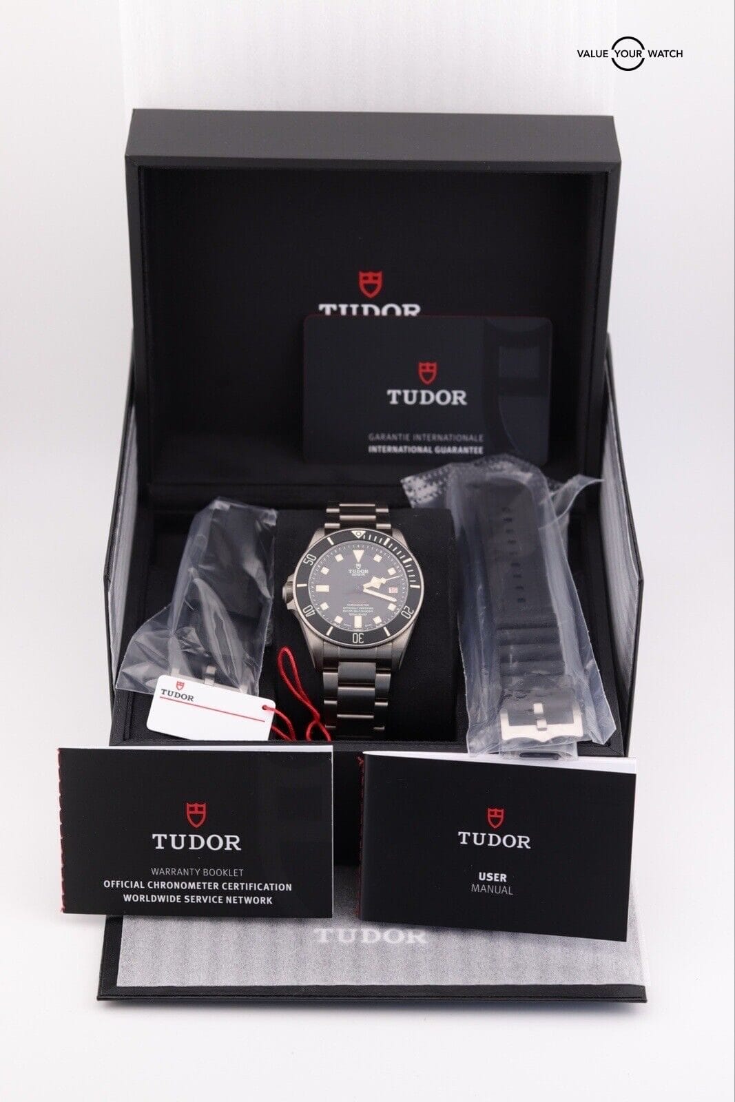 2023 TUDOR Pelagos LHD Men's Black Watch - 25610TNL Titanium Automatic Complete - Image 8