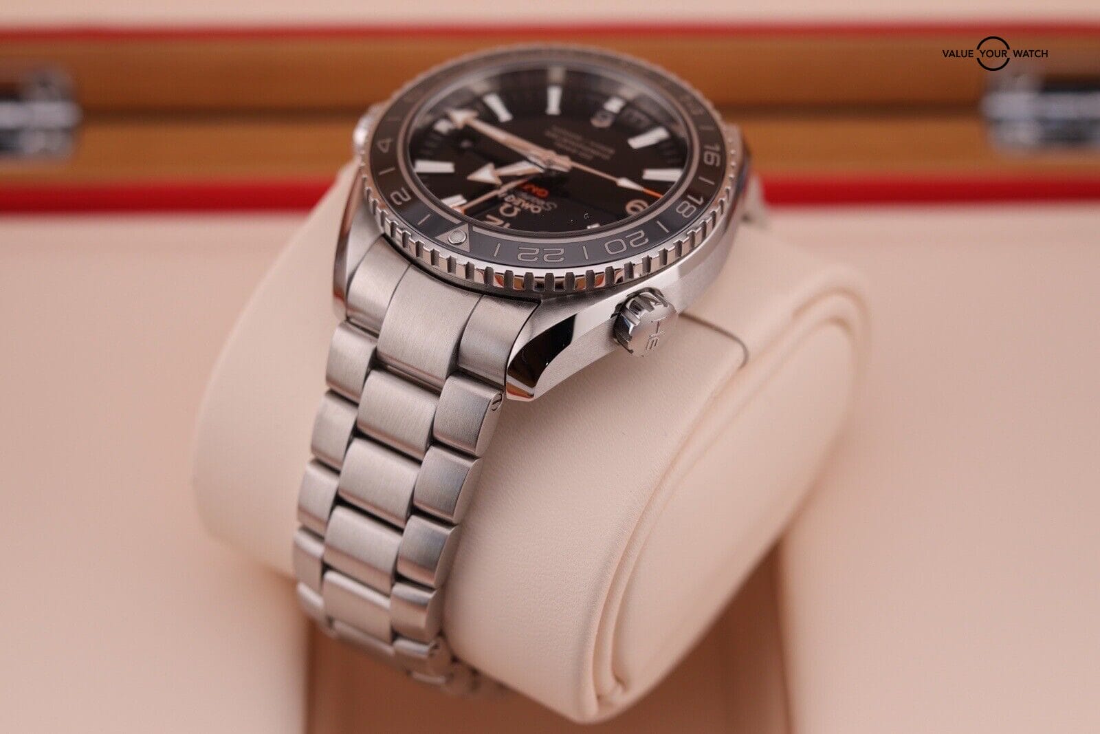 Omega Seamaster Planet Ocean GMT 600M 43.5mm Black Steel 232.30.44.22.01.001 B+P - Image 7