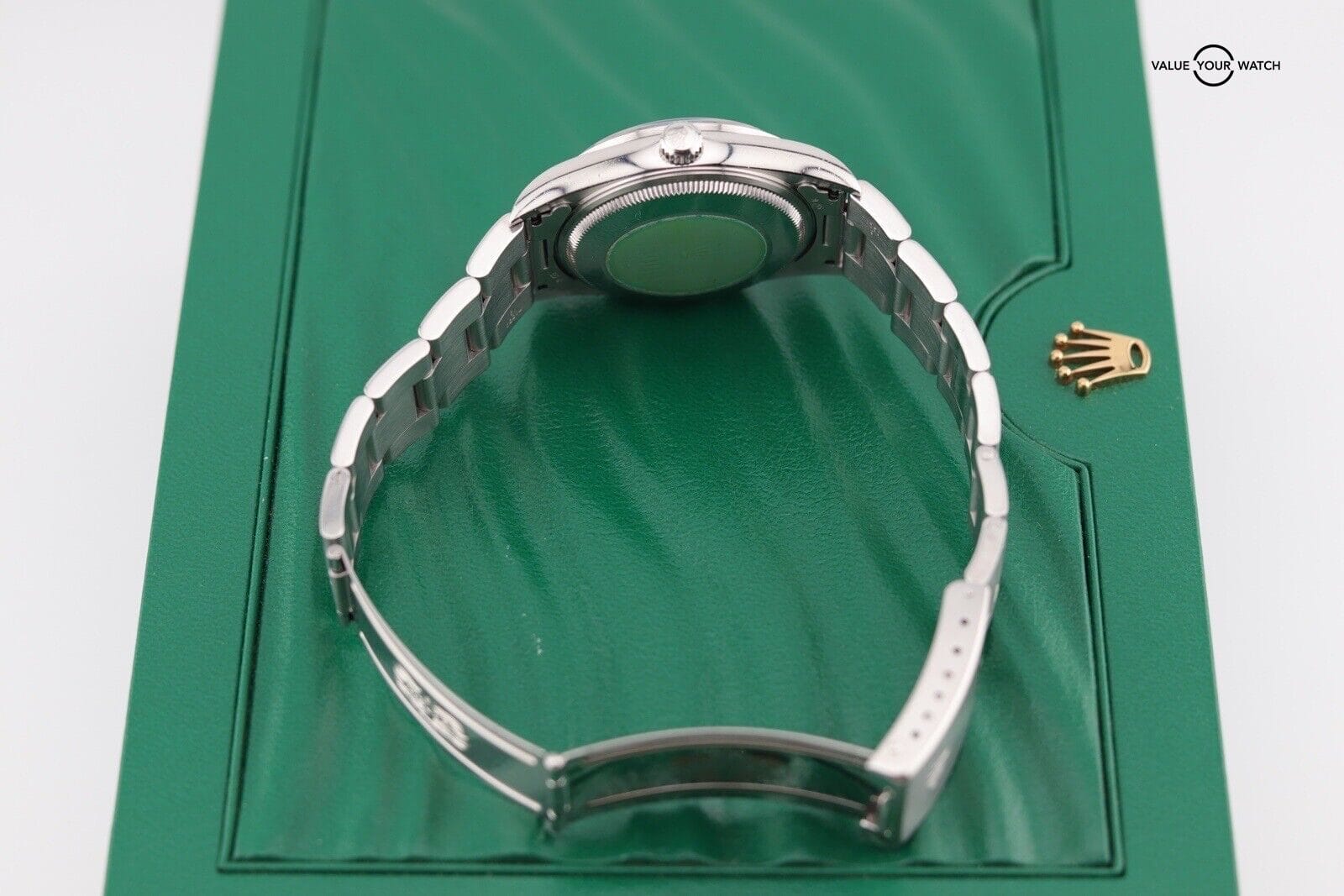 Rolex Precision 90s Air-King Ref 14000 Salmon Pink Dial Automatic 34mm Watch - Image 3