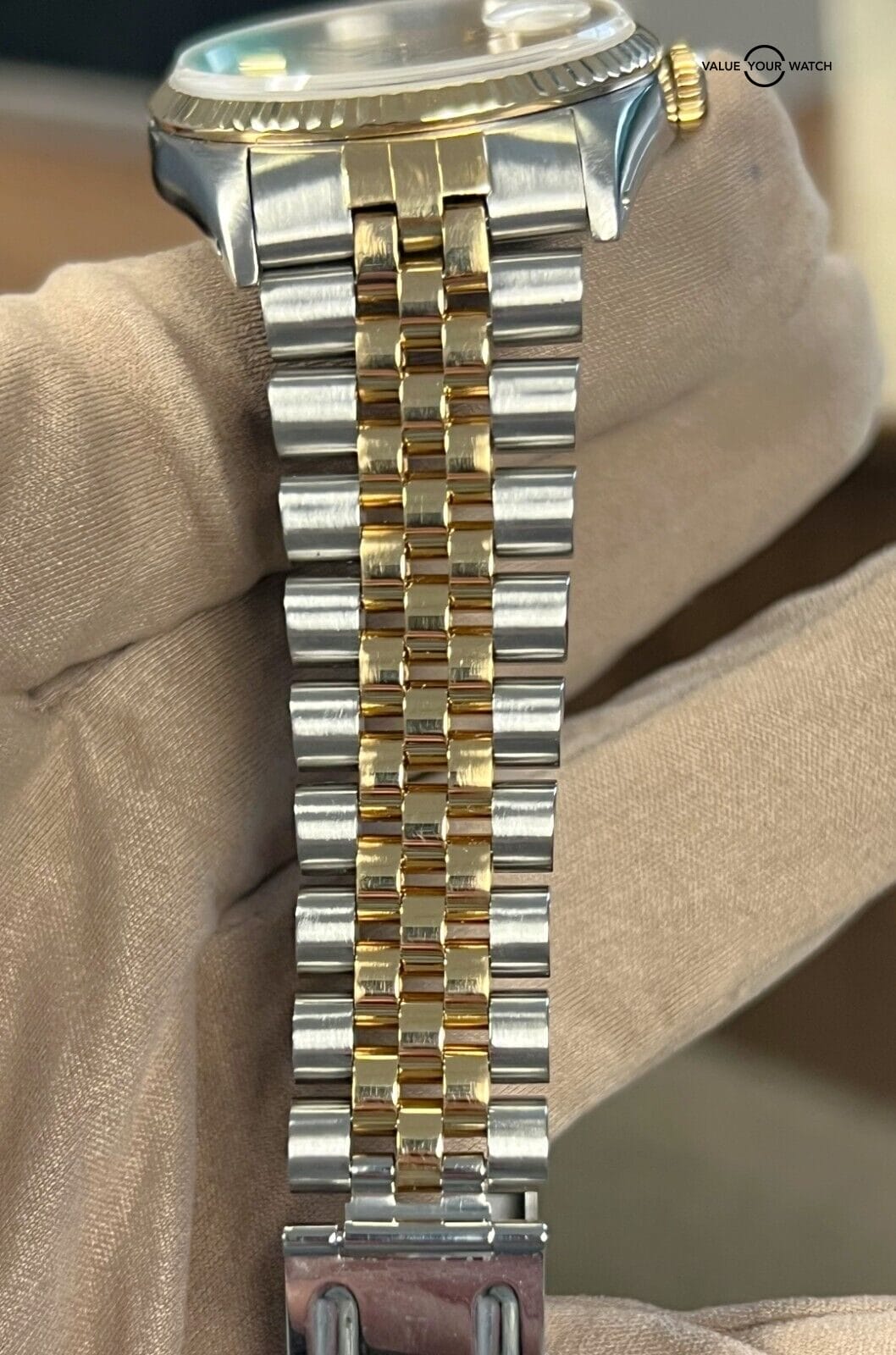 Rolex Datejust 36 16233 18K Yellow Gold & Stainless Steel Champagne Dial! - Image 10