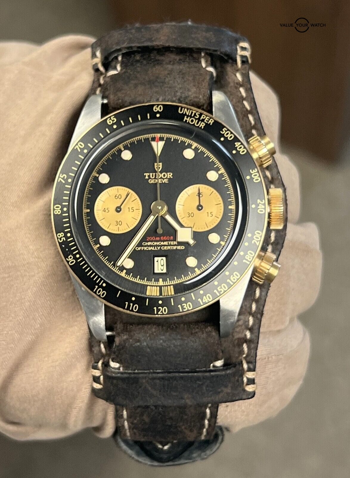 Tudor Black Bay Chrono S&G M79363N 41mm 18K Gold & Steel 2020 BOXES/PAPERS! - Image 8