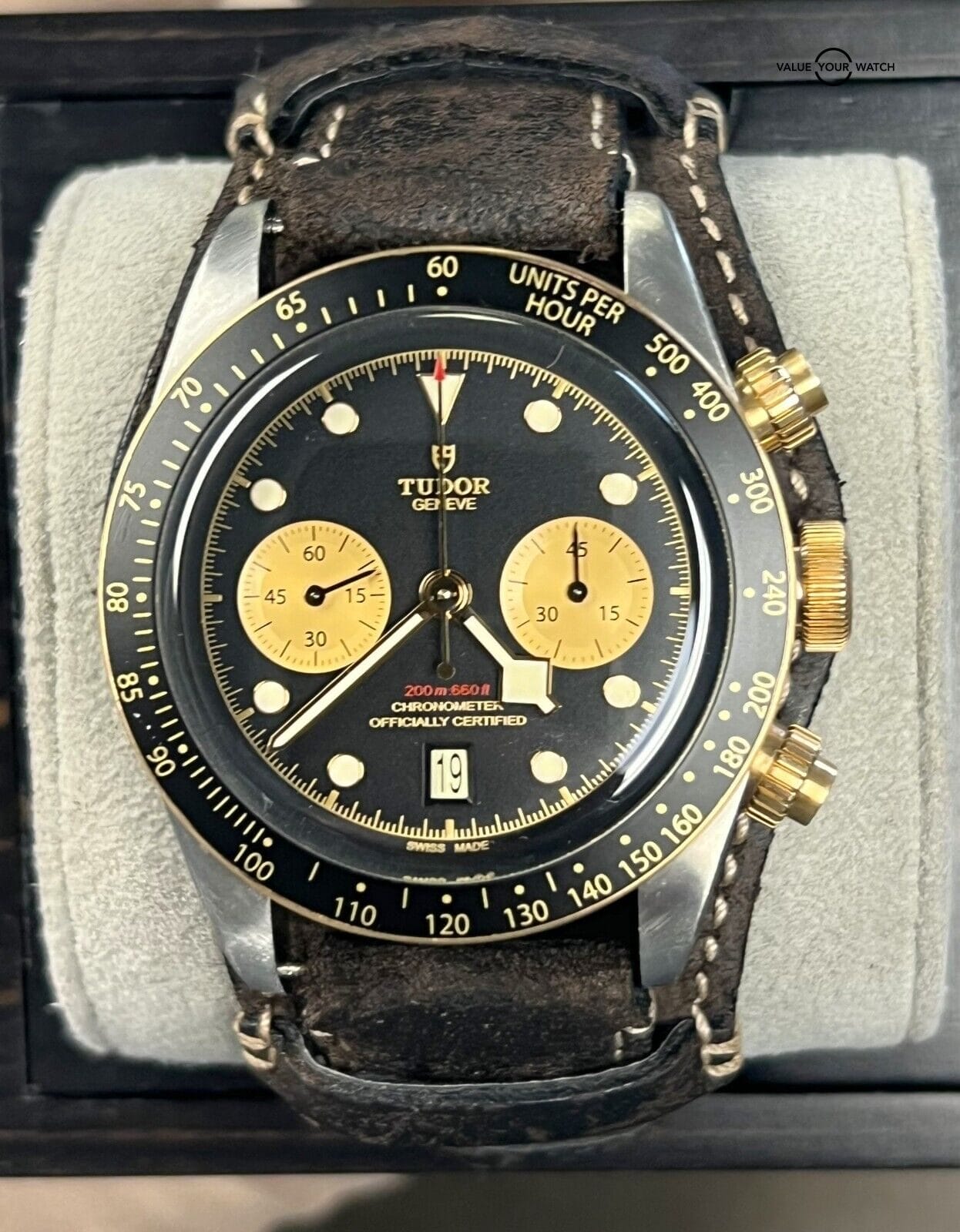 Tudor Black Bay Chrono S&G M79363N 41mm 18K Gold & Steel 2020 BOXES/PAPERS! - Image 9