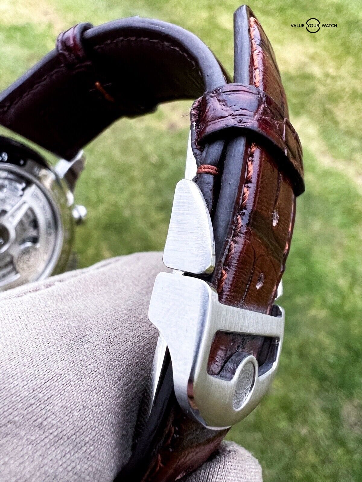 IWC Portuguese Chrono Automatic 41 mm Watch - Black Dial - IW371609 3 Straps! - Image 8