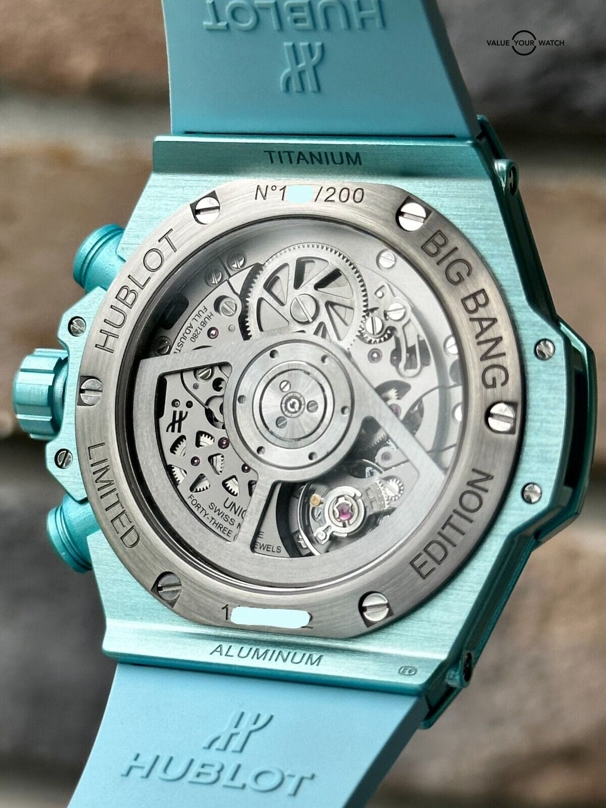 Hublot Big Bang Unico Summer 42mm Limited Edition in Tiffany Blue - Full Set - Image 5