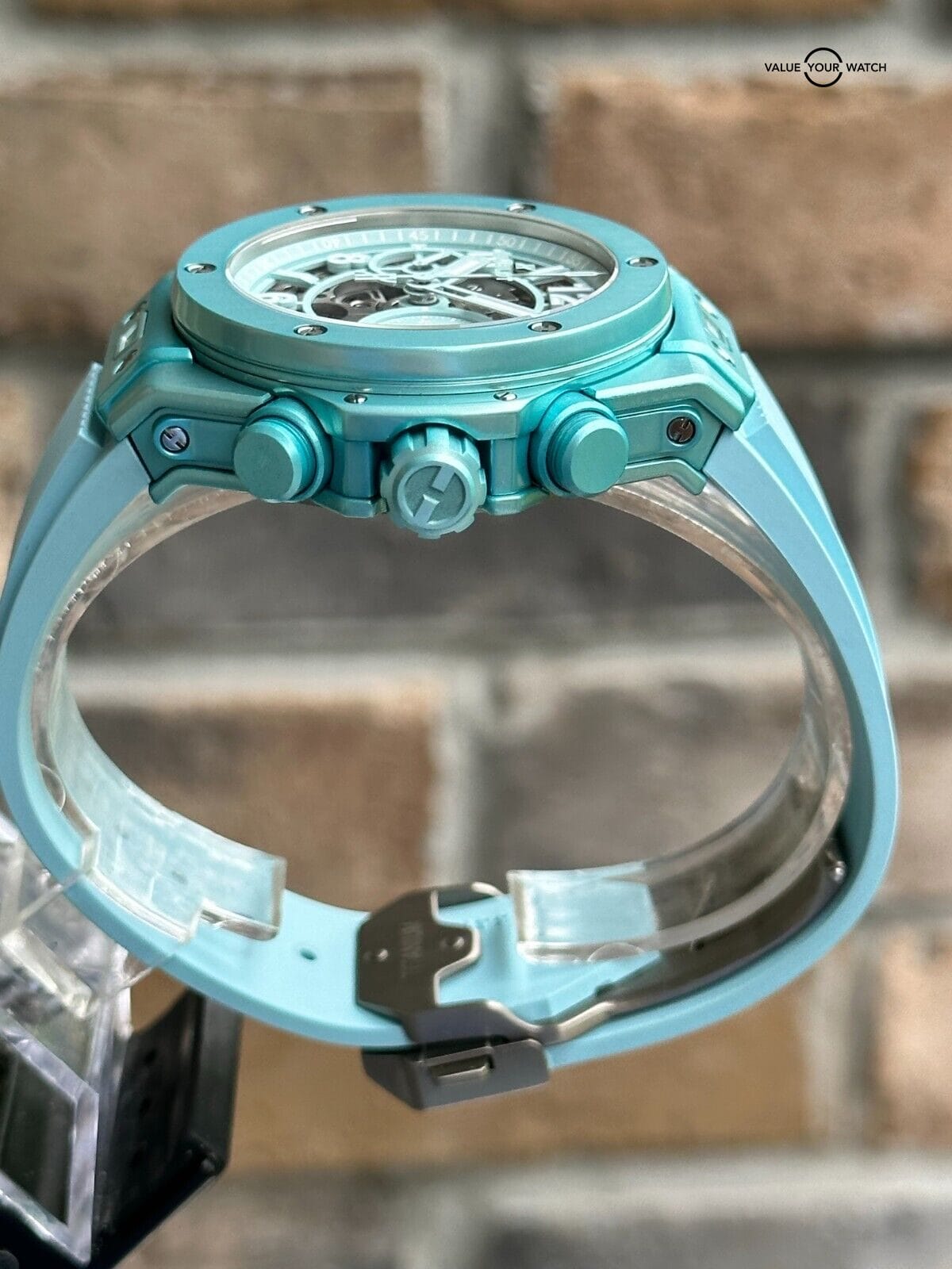 Hublot Big Bang Unico Summer 42mm Limited Edition in Tiffany Blue - Full Set - Image 9