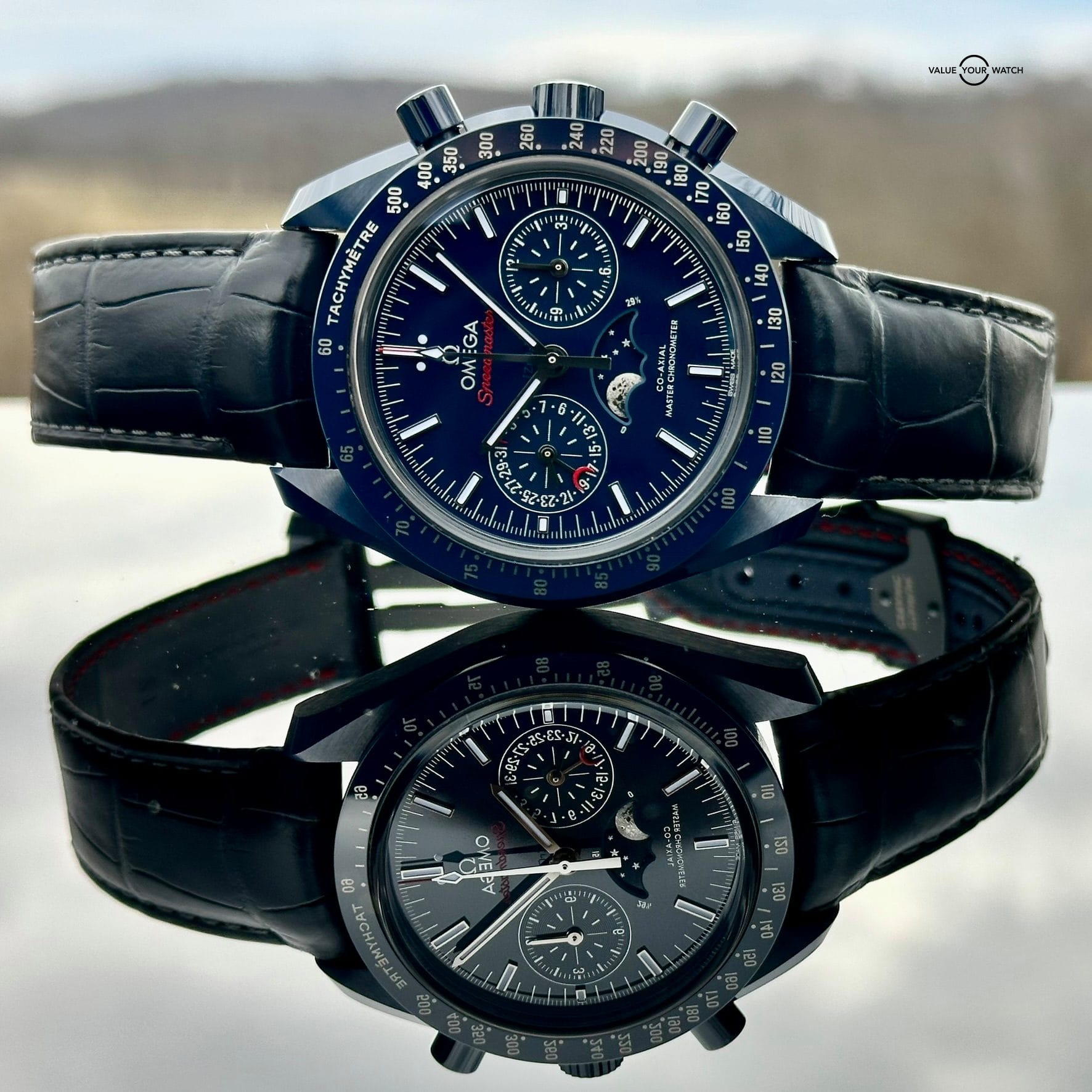 Omega Speedmaster Blue Side Of The Moon Moonphase Box/Papers 304.93.44.52.03.001 - Image 10