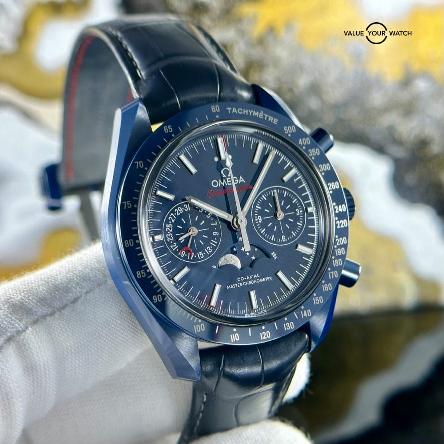 Omega Speedmaster Blue Side Of The Moon Moonphase Box/Papers 304.93.44.52.03.001 - Image 3