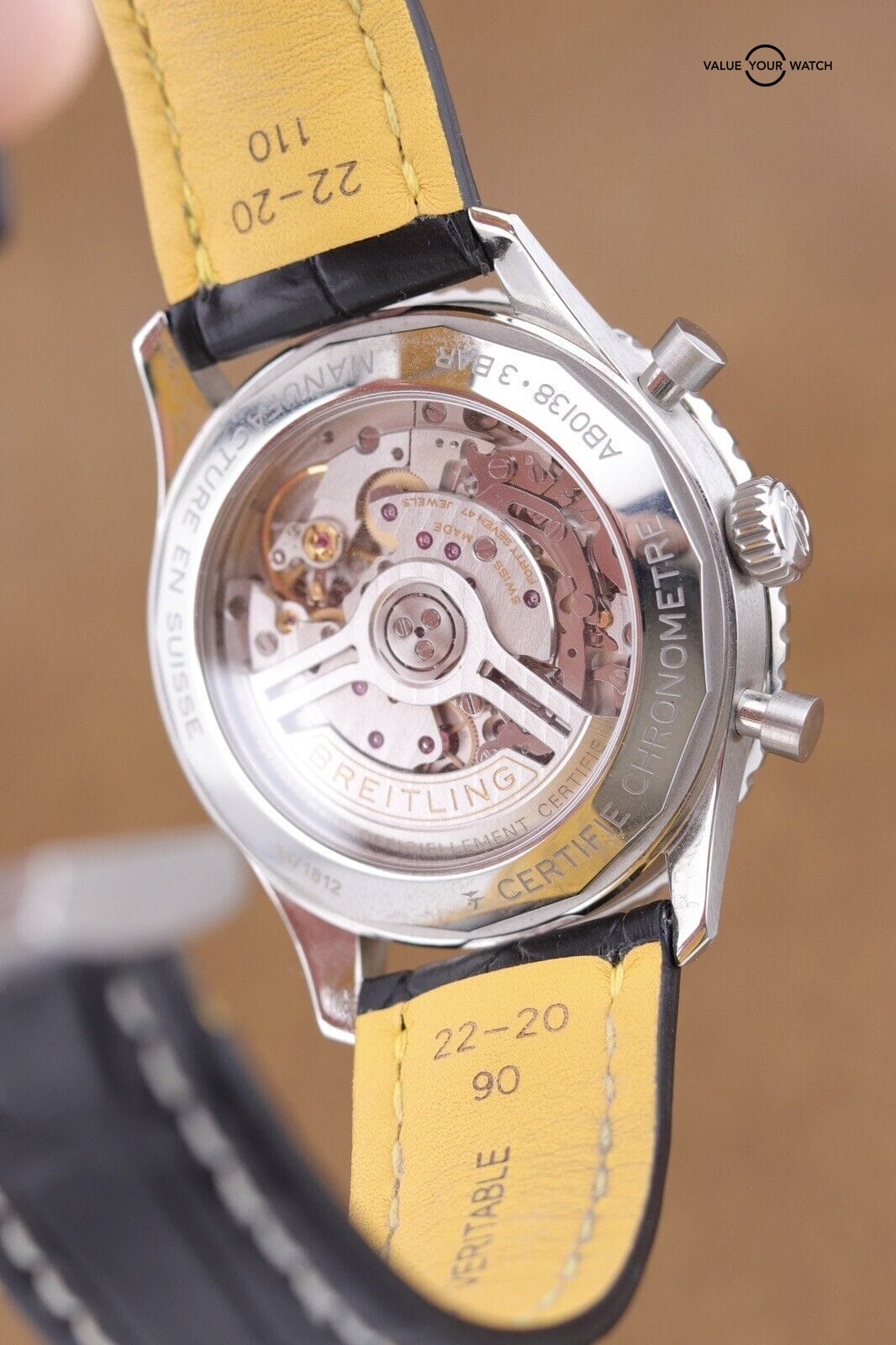 Breitling Navitimer Chronograph Silver Dial Stainless Steel Men's Wristwatch - Image 14