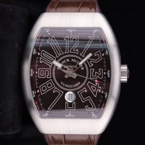 Franck Muller Vanguard Choco Brown V 45 SC DT Complete Set