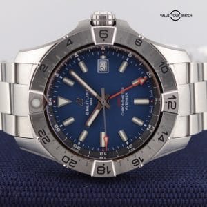 2023 Breitling Avenger GMT 44mm Blue A32320 Complete Set