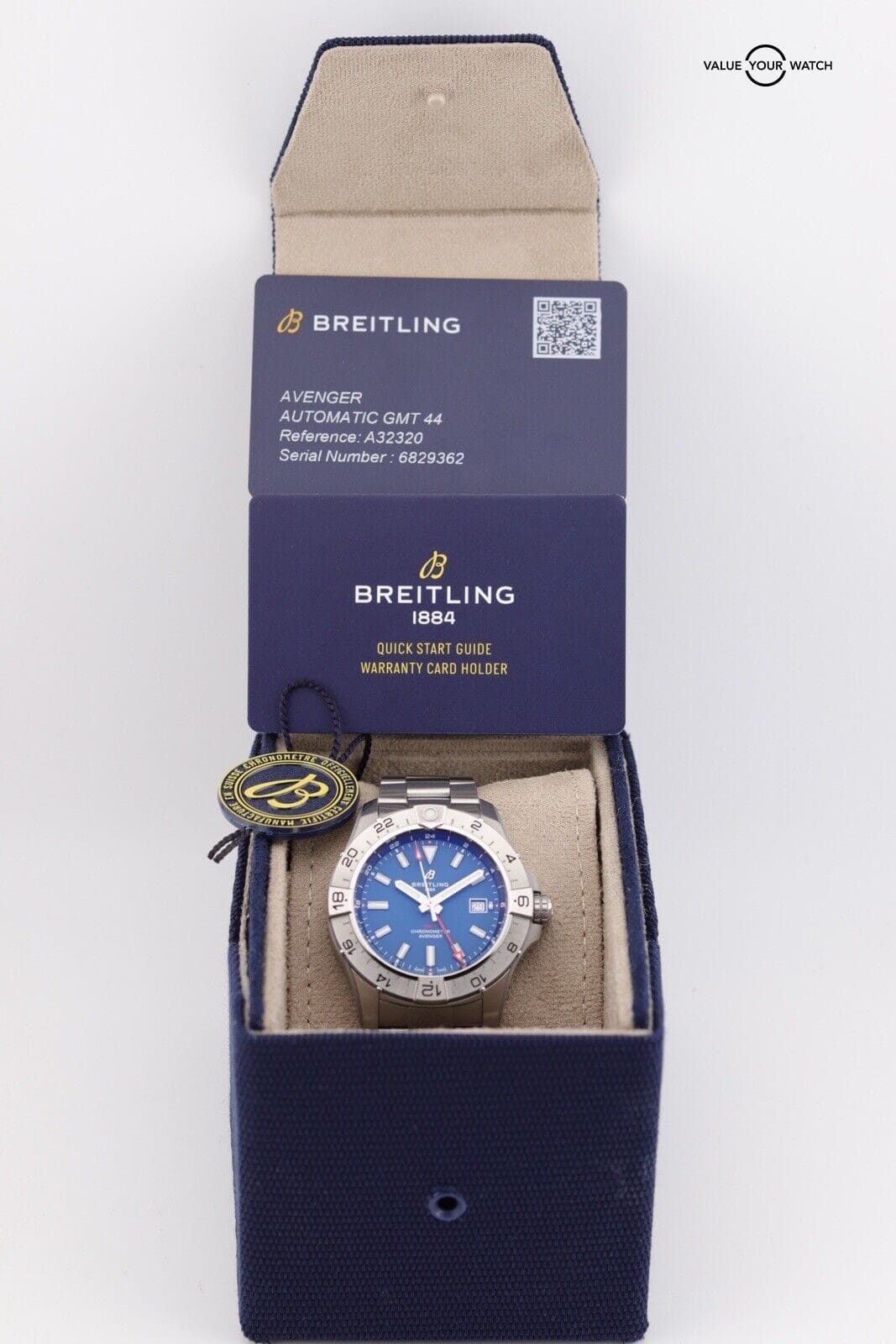 2023 Breitling Avenger GMT 44mm Blue A32320 Complete Set - Image 3