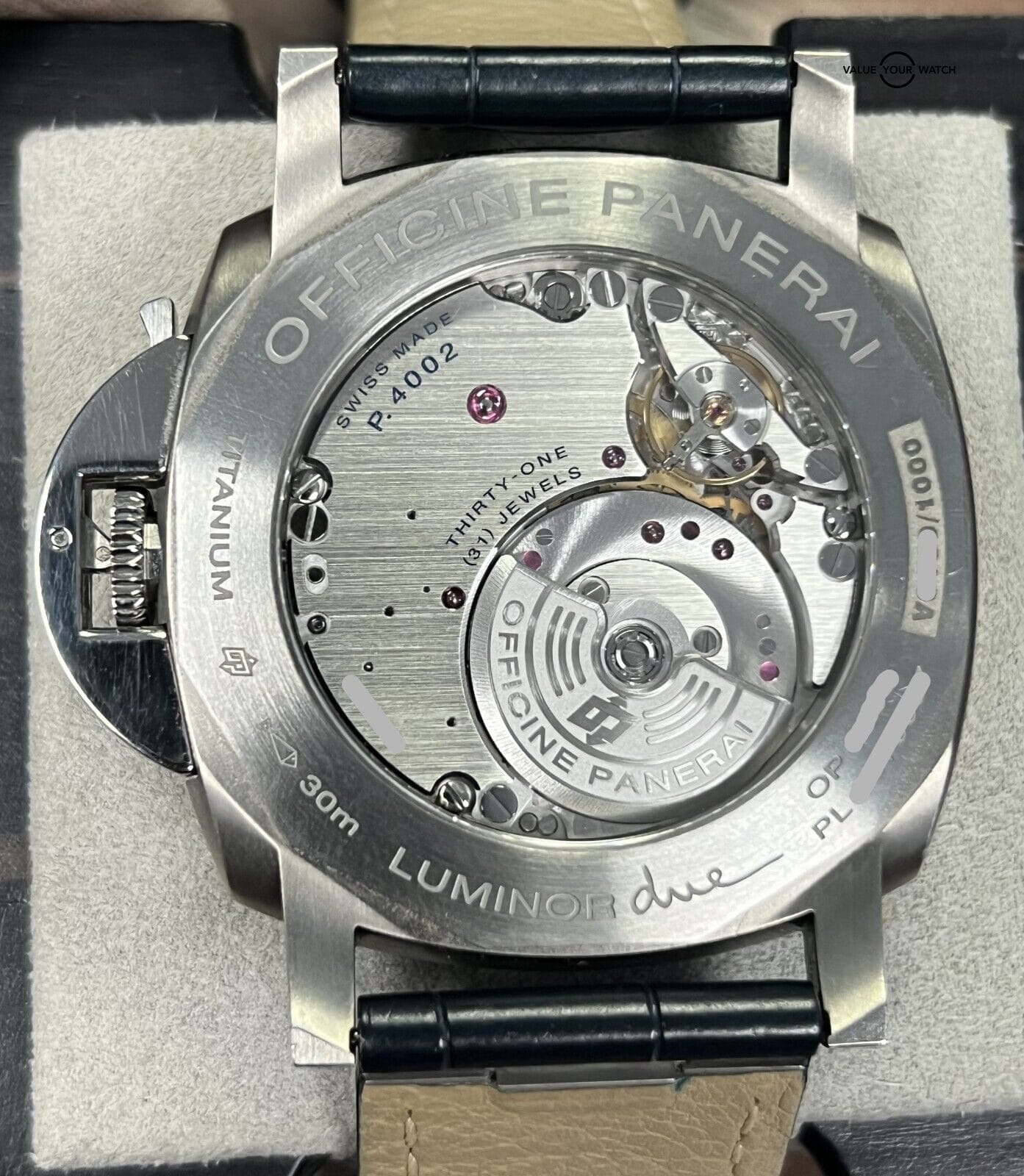 Panerai Luminor DUE GMT Titanium Blue Dial Automatic 2020 BOXES/PAPERS! - Image 7