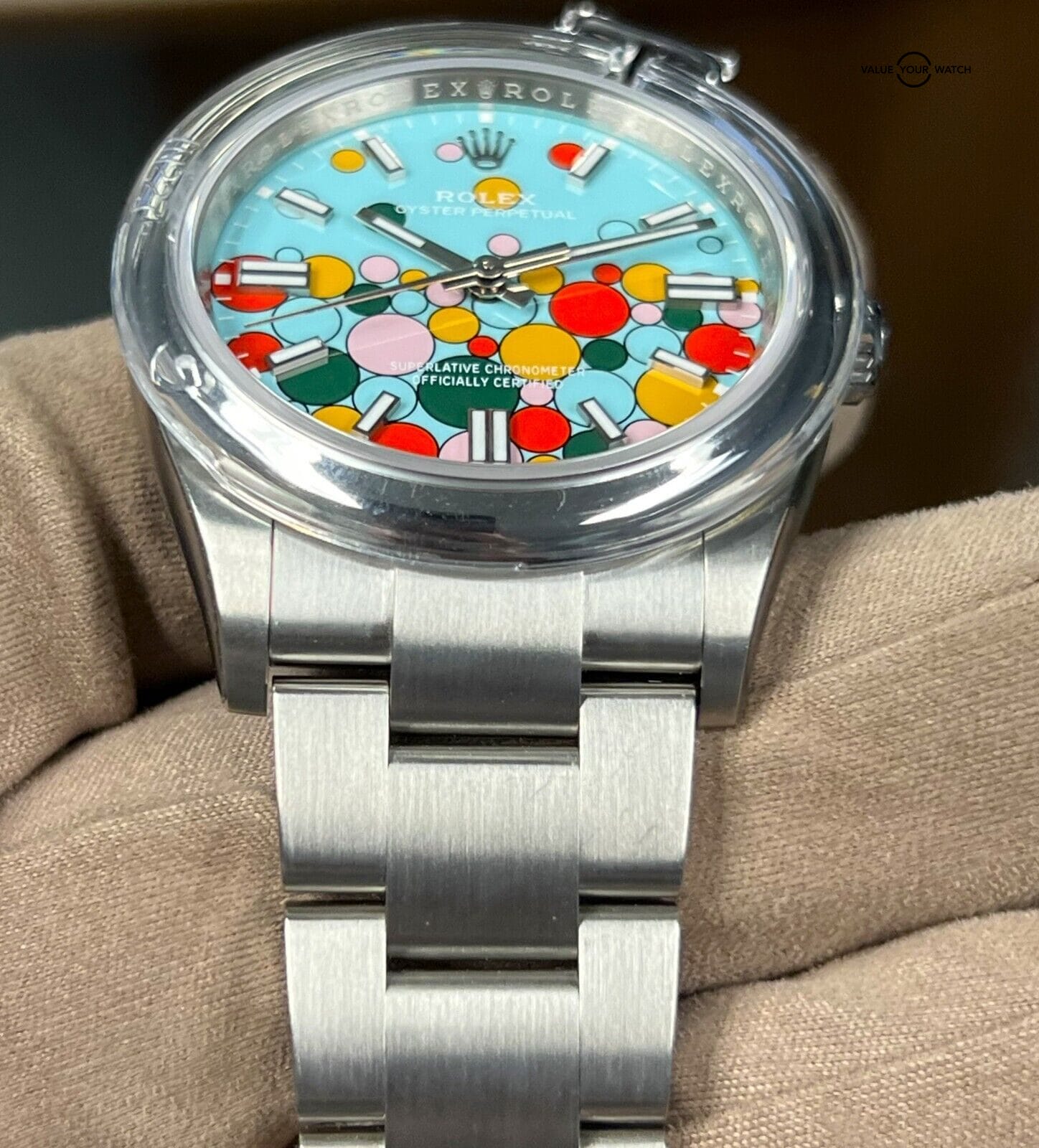 December 2023 Rolex Oyster Perpetual 126000 36mm Turquoise Celebration Dial B/P! - Image 4