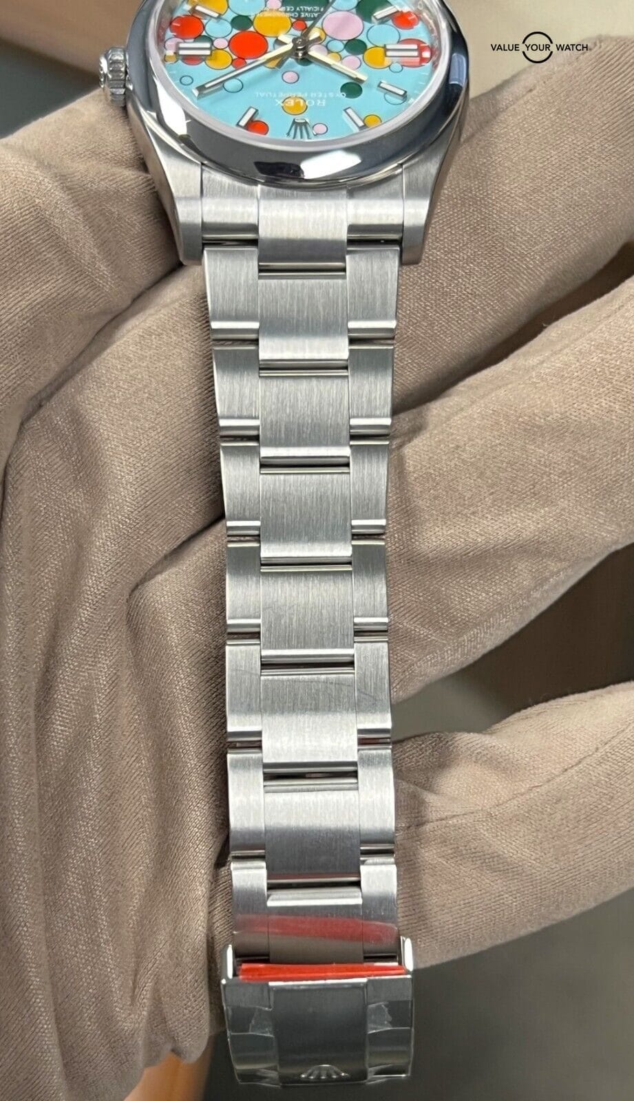 December 2023 Rolex Oyster Perpetual 126000 36mm Turquoise Celebration Dial B/P! - Image 9