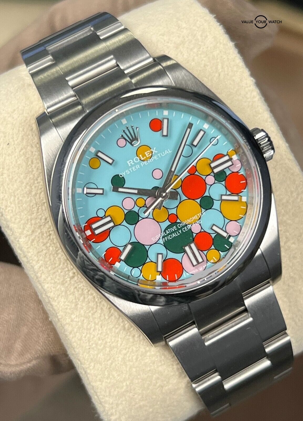 December 2023 Rolex Oyster Perpetual 126000 36mm Turquoise Celebration Dial B/P! - Image 12
