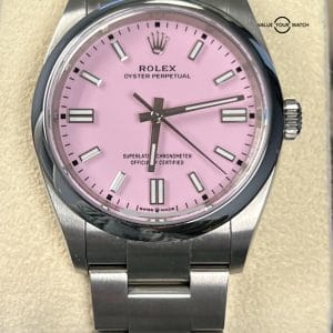 2023 Rolex Oyster Perpetual 126000 36mm Candy Pink Dial BOXES/PAPERS!