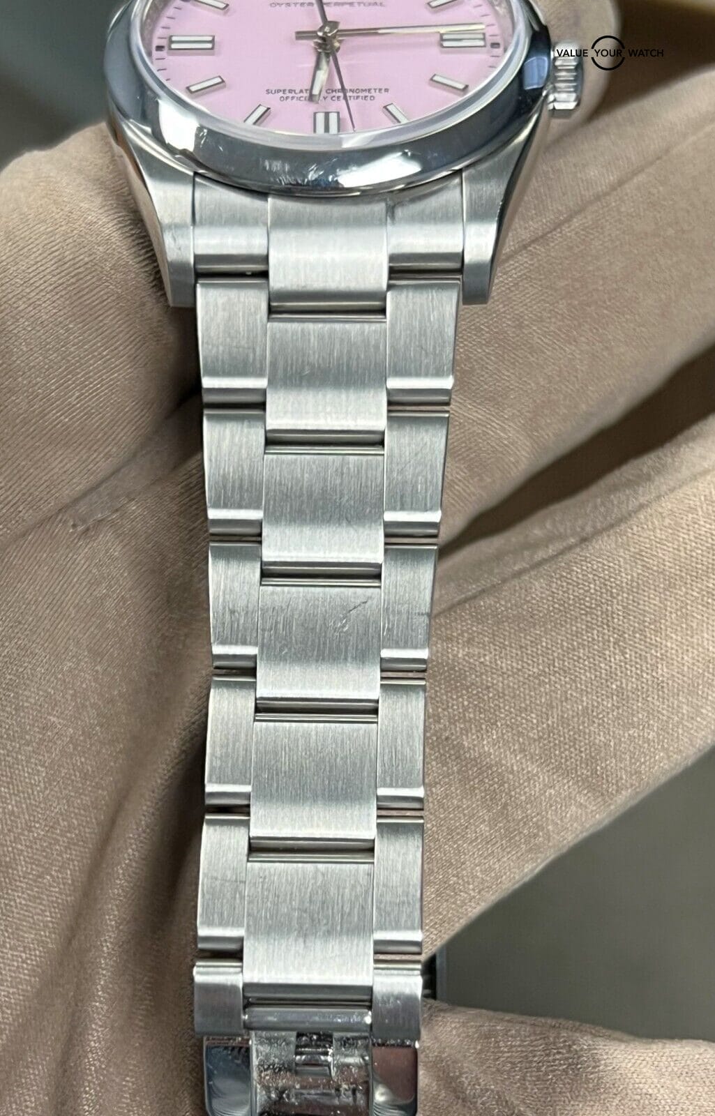 2023 Rolex Oyster Perpetual 126000 36mm Candy Pink Dial BOXES/PAPERS! - Image 7