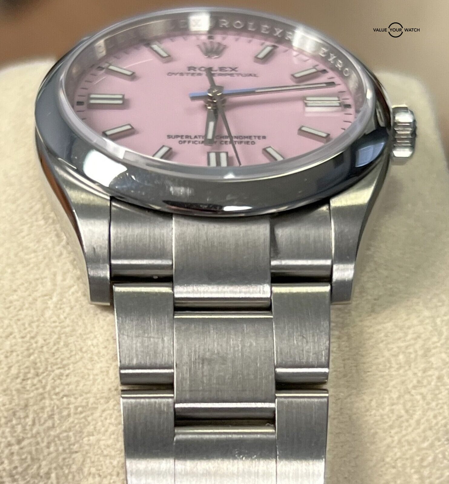 2023 Rolex Oyster Perpetual 126000 36mm Candy Pink Dial BOXES/PAPERS! - Image 12