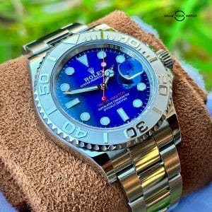2023 Rolex Yacht-master 40 Blue Dial Oystersteel & Platinum Full Set 126622