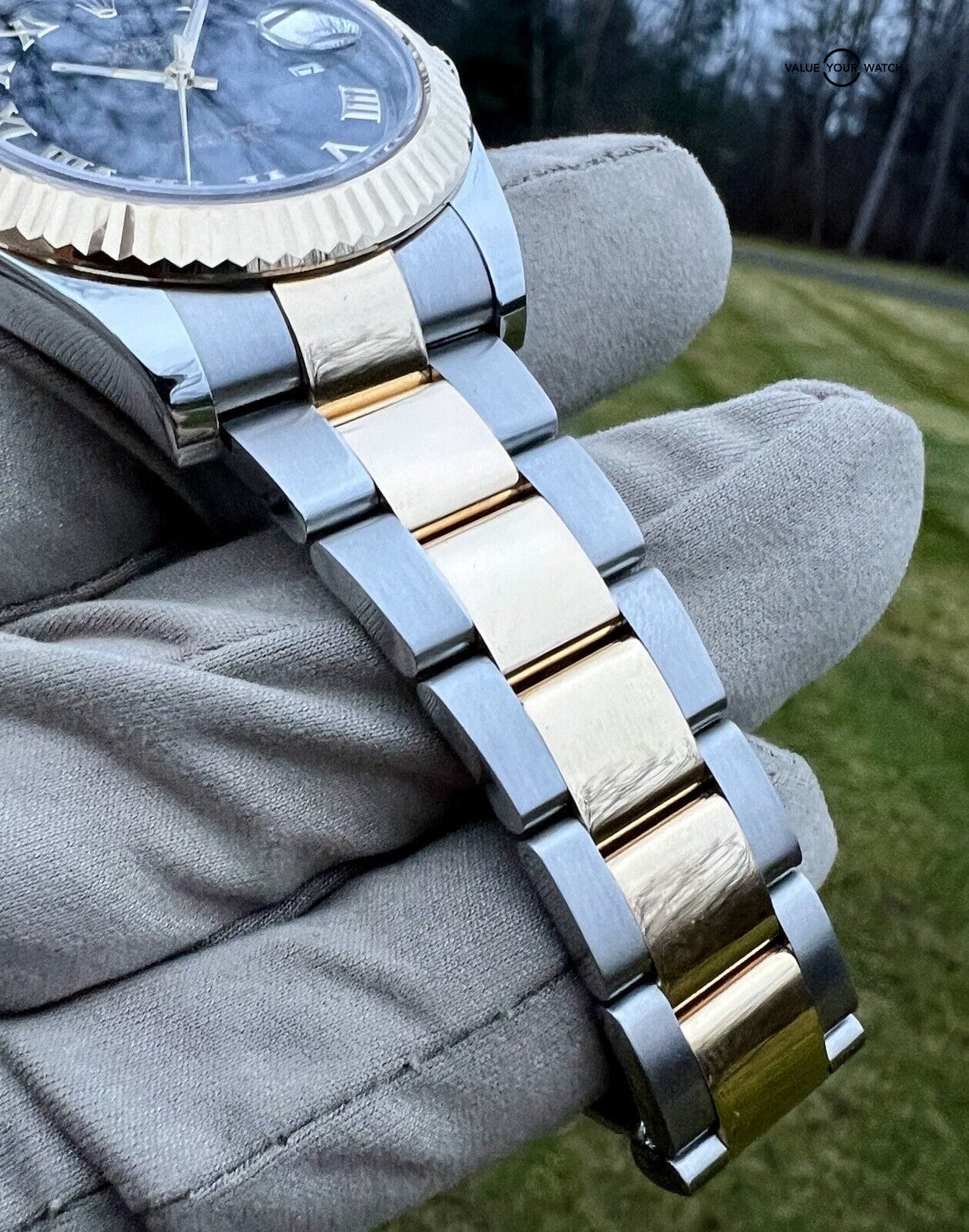 🔥Rolex Datejust 41mm 116333 Oyster Bracelet Gold Bezel Two Tone Black Roman🔥 - Image 15