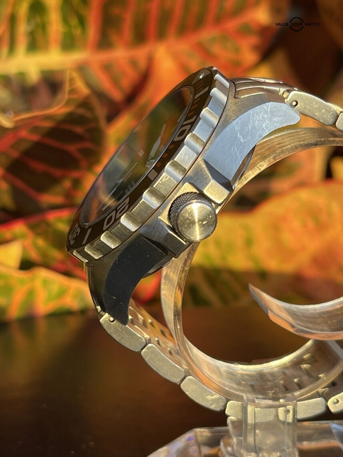 Deep Blue Daynight Pro Diver Automatic T 100 Flat Tube Watch Discontinued Model - Image 9