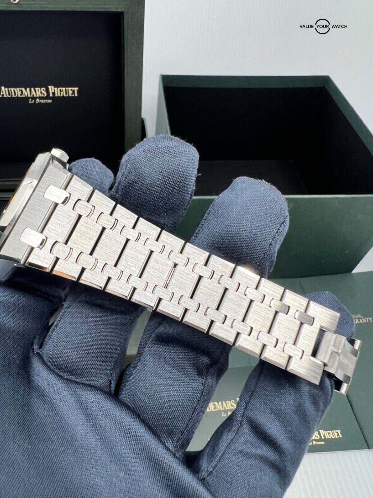 2022 Green Dial 50th Anniversary Audemars Piguet Royal Oak 41mm Box Papers Mint - Image 5