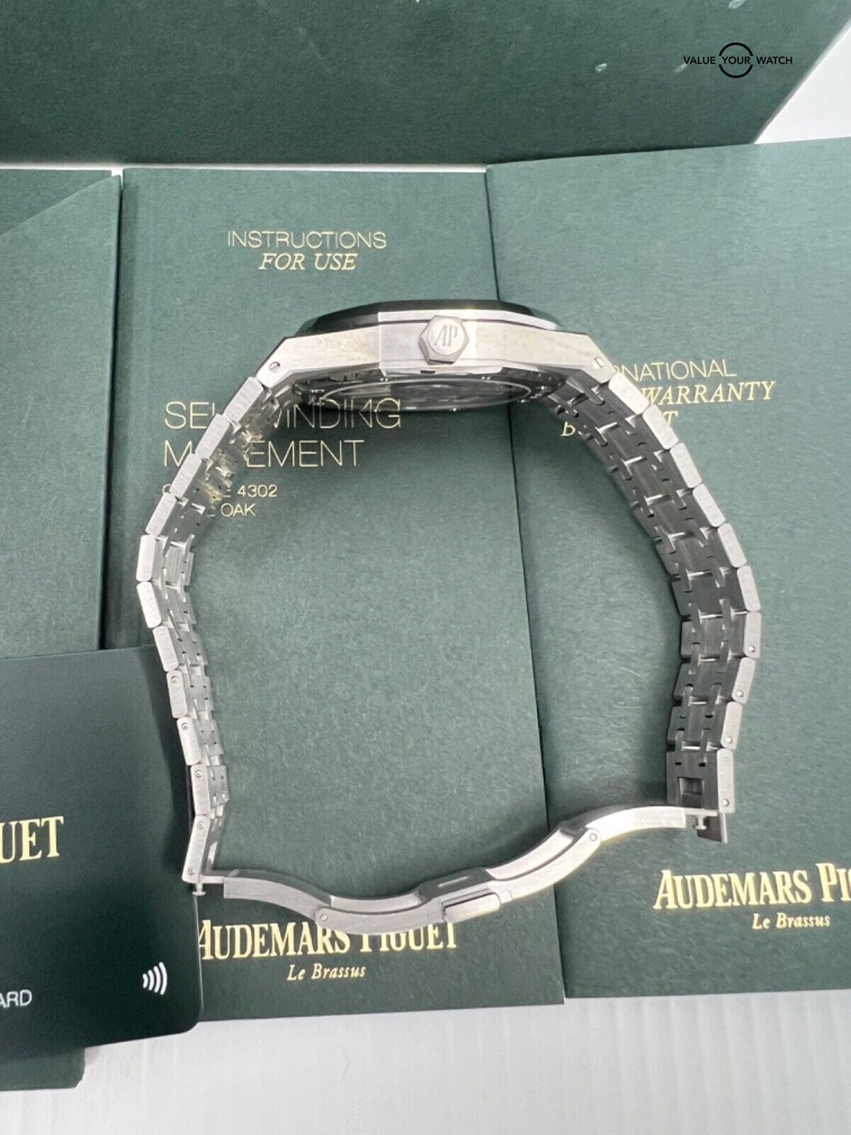 2022 Green Dial 50th Anniversary Audemars Piguet Royal Oak 41mm Box Papers Mint - Image 7