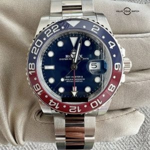 Rolex GMT-Master II 126719BLRO White Gold “Pepsi” Unworn 2023 Complete Set
