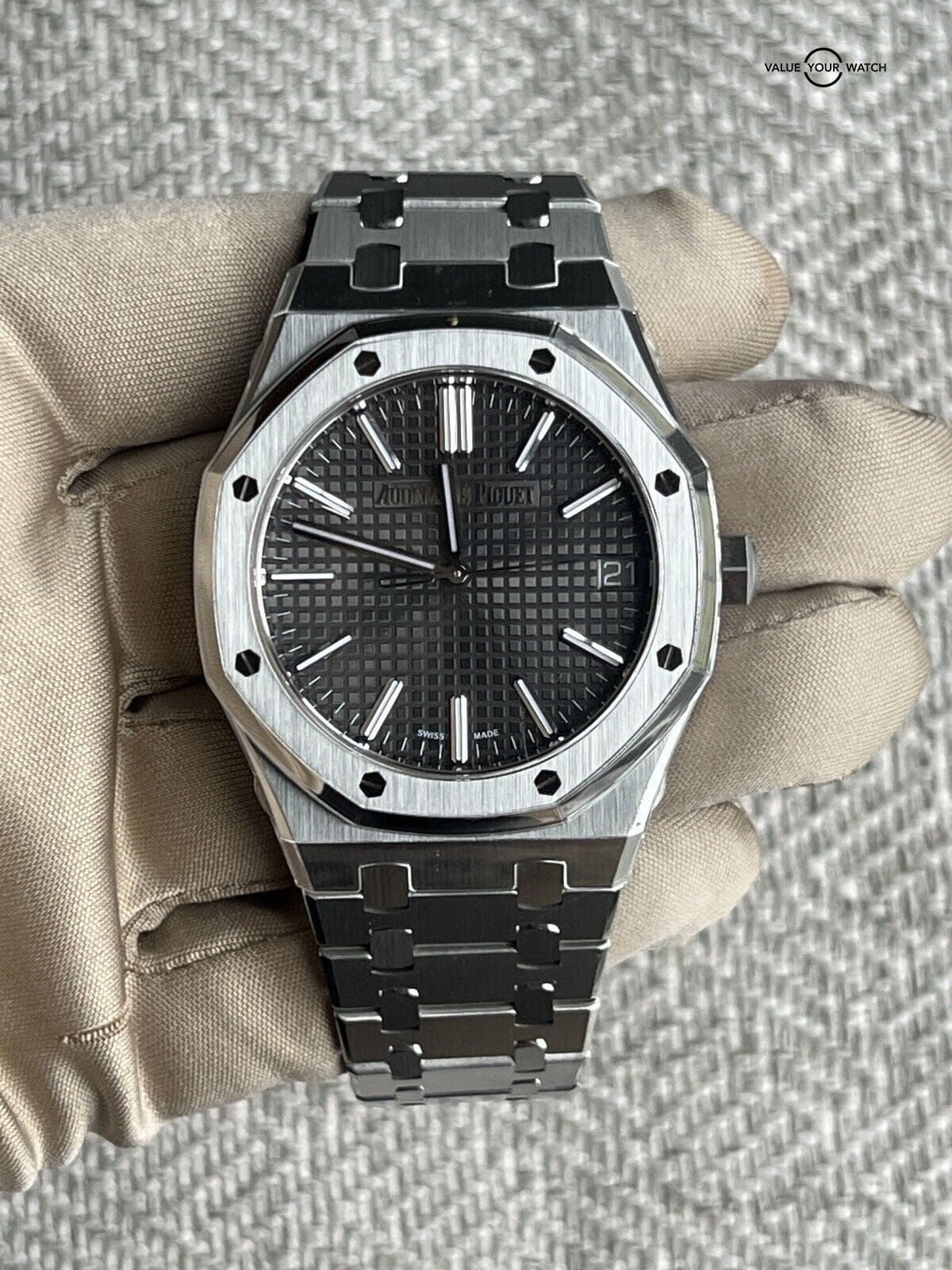 Audemars Piguet Royal Oak Gray Dial Watch - 15510ST Unworn, Unsized, Complete