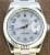 Rolex Datejust II 41 mm White Gold & Steel Fluted Oyster Silver & Blue 116334