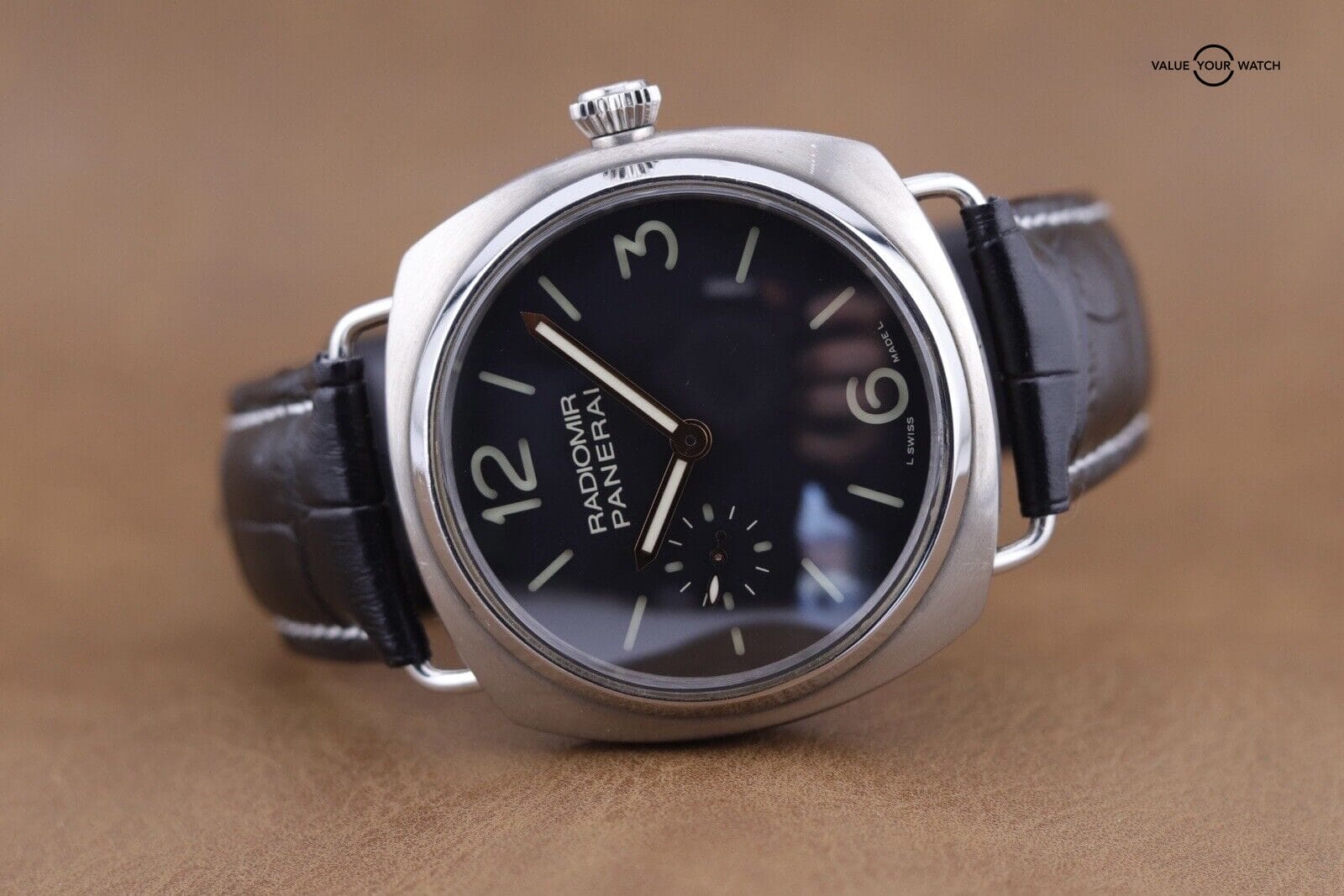 Panerai Radiomir 42mm Black Dial Titanium Case Manual Wind PAM00338 - Watch Only