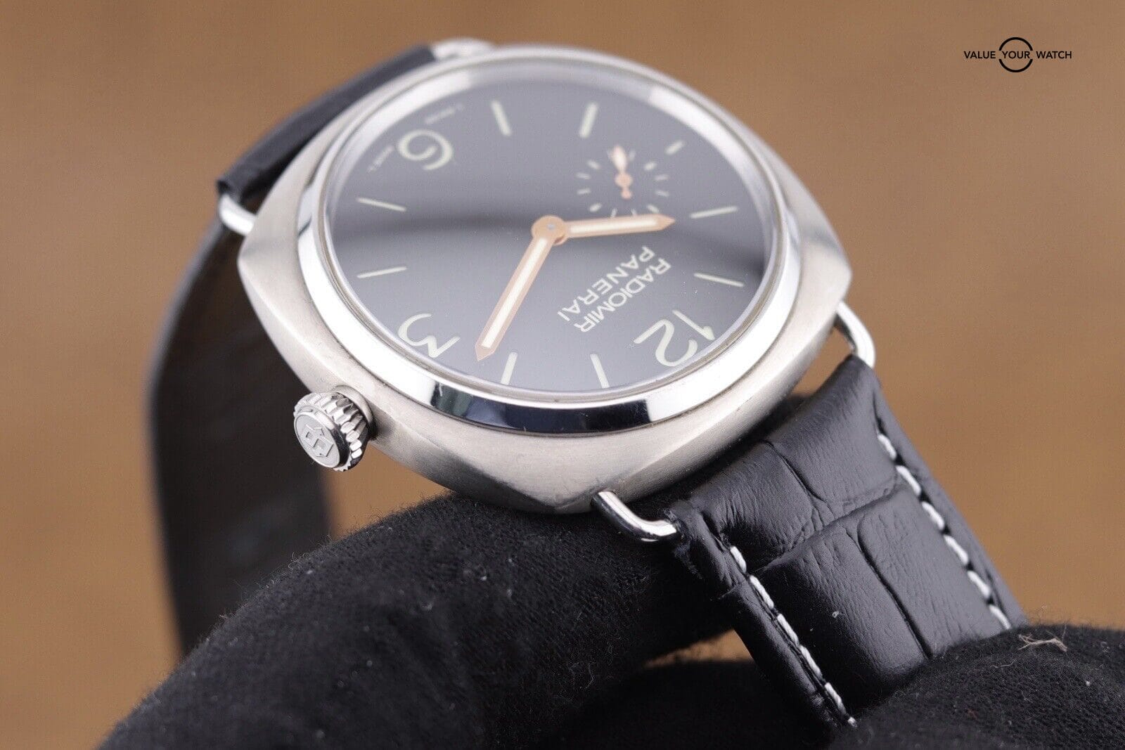 Panerai Radiomir 42mm Black Dial Titanium Case Manual Wind PAM00338 - Watch Only - Image 5