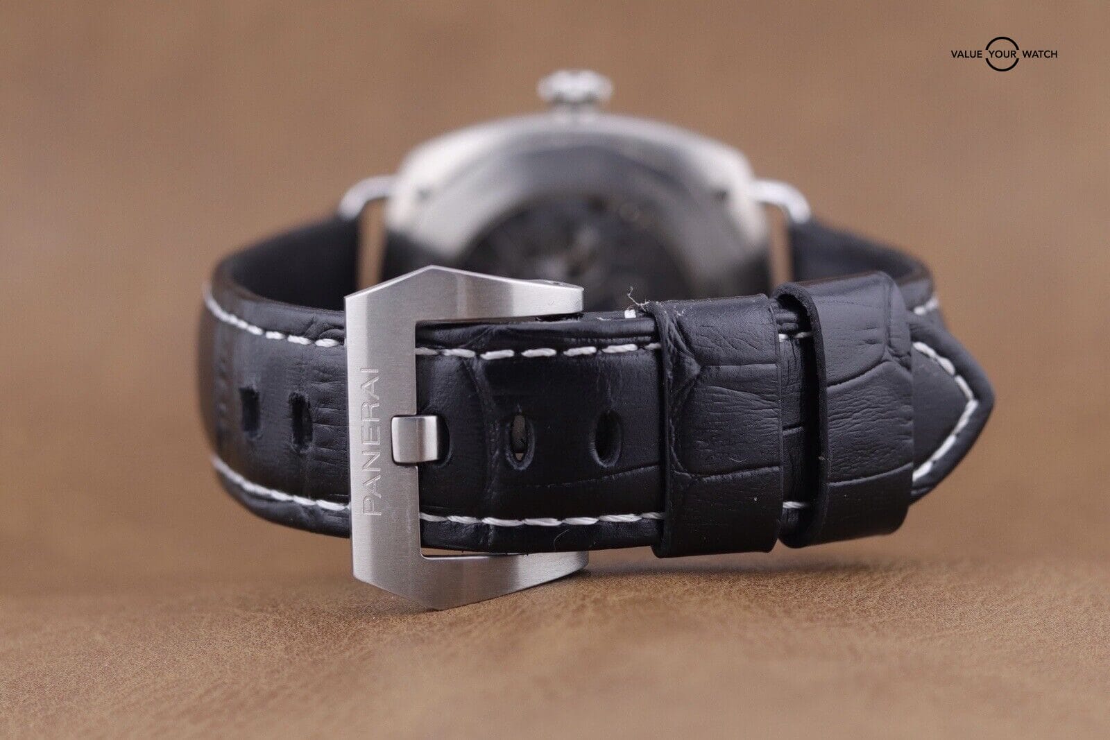 Panerai Radiomir 42mm Black Dial Titanium Case Manual Wind PAM00338 - Watch Only - Image 7