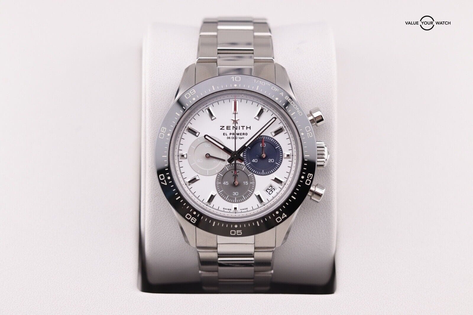 Zenith Chronomaster Sport White Auto Steel Mens Watch 03.3100.3600/69.M3100 - Image 2