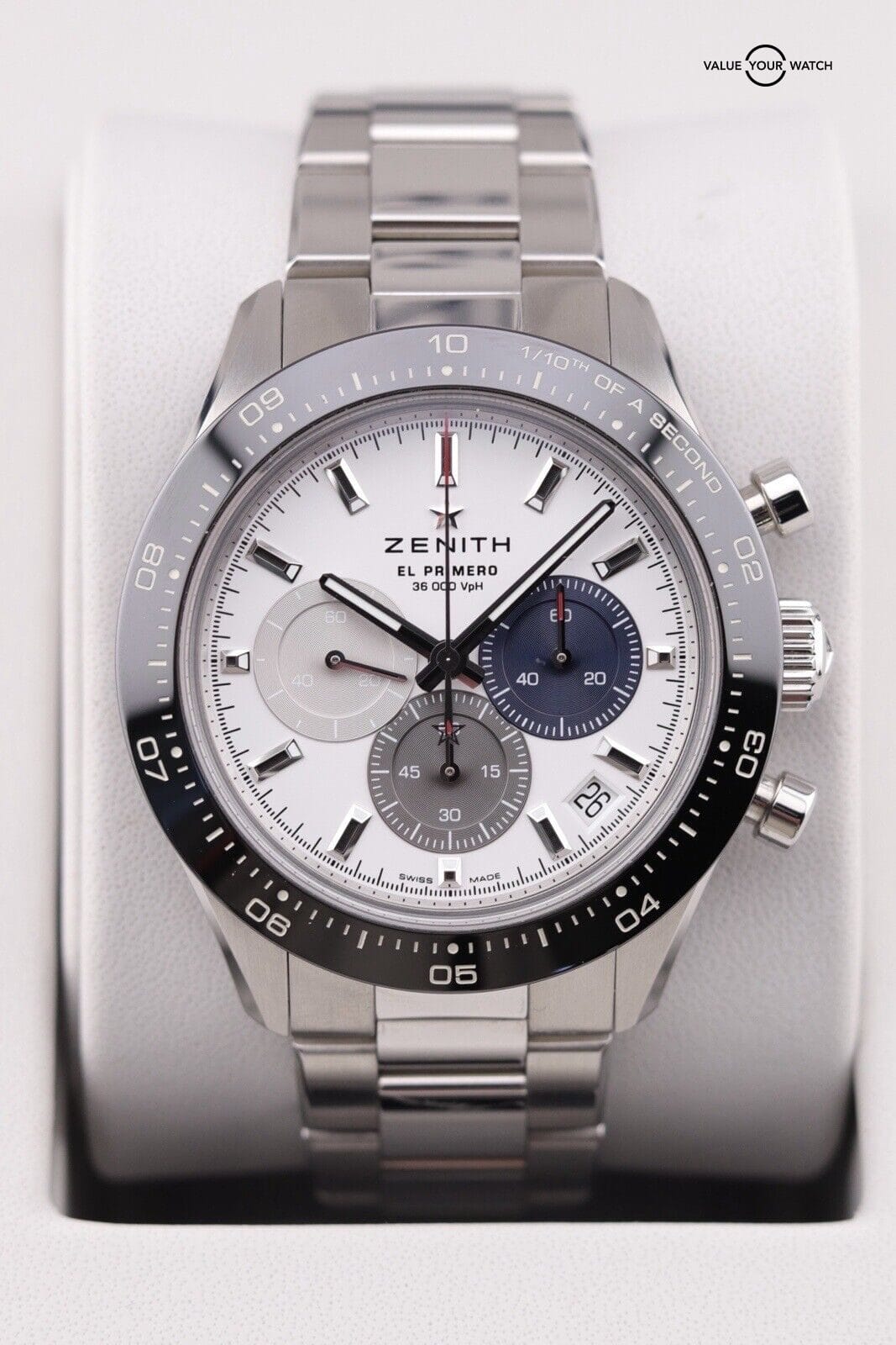 Zenith Chronomaster Sport White Auto Steel Mens Watch 03.3100.3600/69.M3100