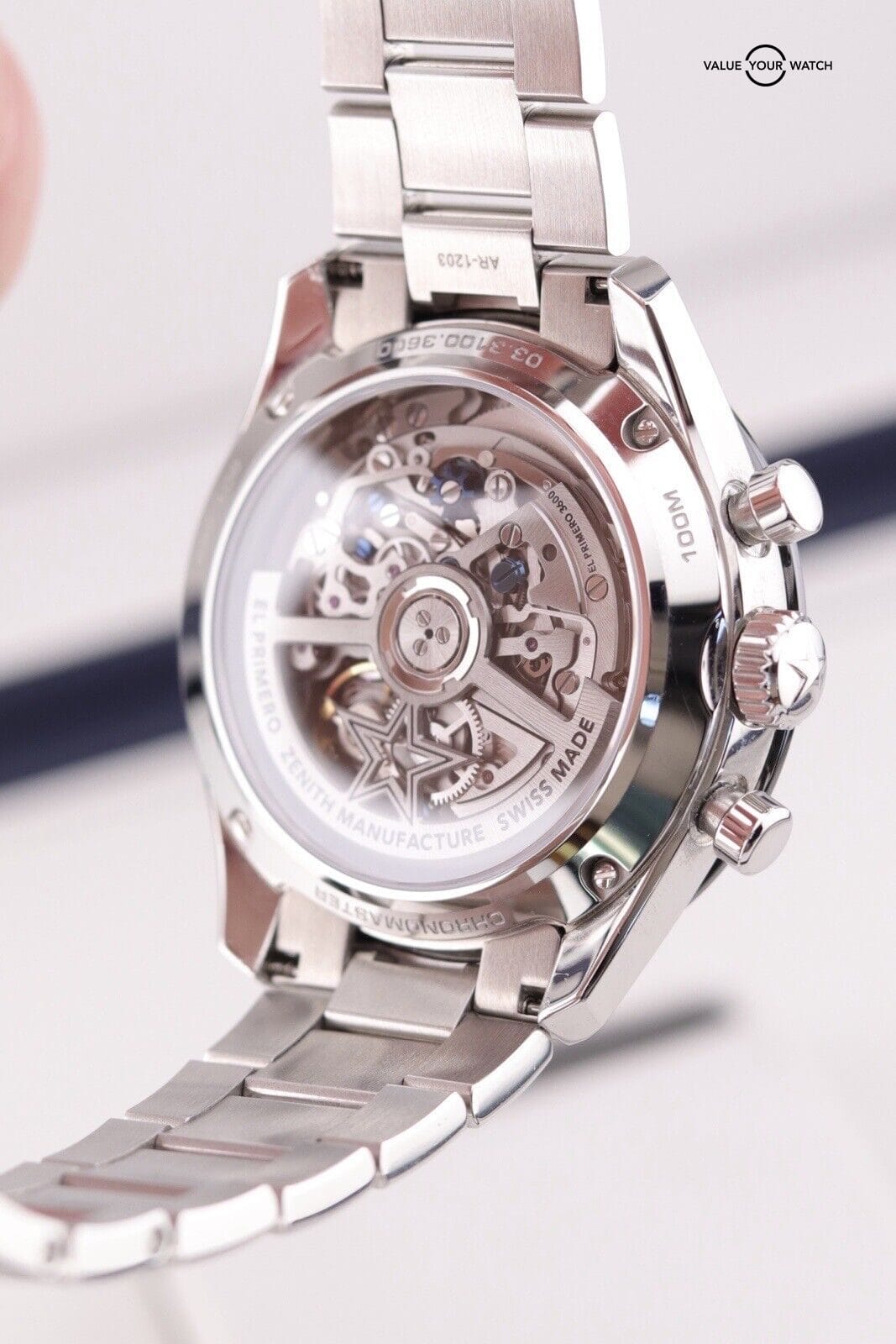 Zenith Chronomaster Sport White Auto Steel Mens Watch 03.3100.3600/69.M3100 - Image 12